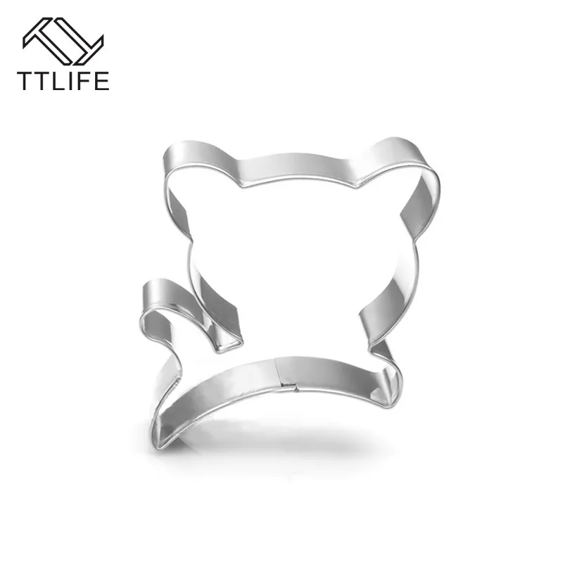 TTLIFE Cute Cat Animal формочки для печенья из нержавеющей стали кондитерские изделия
