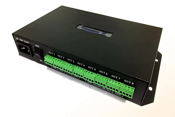 T-500K, ПК on-line светодиодный пиксельный контроллер, 6144 пикселей контролируется макс