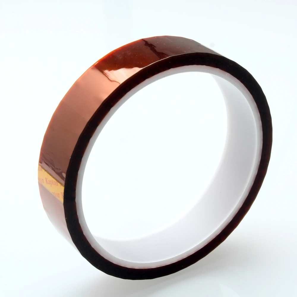 10mm X 33m High Temperature Resistant Tape Heat Dedicated Tape Polyimide Tape for BGA PCB SMT 3D Printer Up To 250 Celsius
