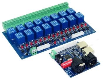 

16CH DMX512 relay decoder;DC12V input