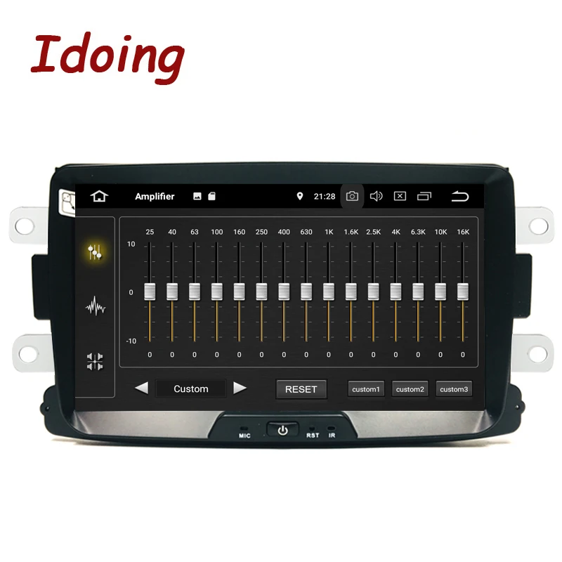 Idoing 8"Car Multimedia player Android 9 For Dacia/Sandero/Duster/Renault/Captur/Lada/Xray2/Logan2 DSP IPS 1280*720 NO 2 din DVD