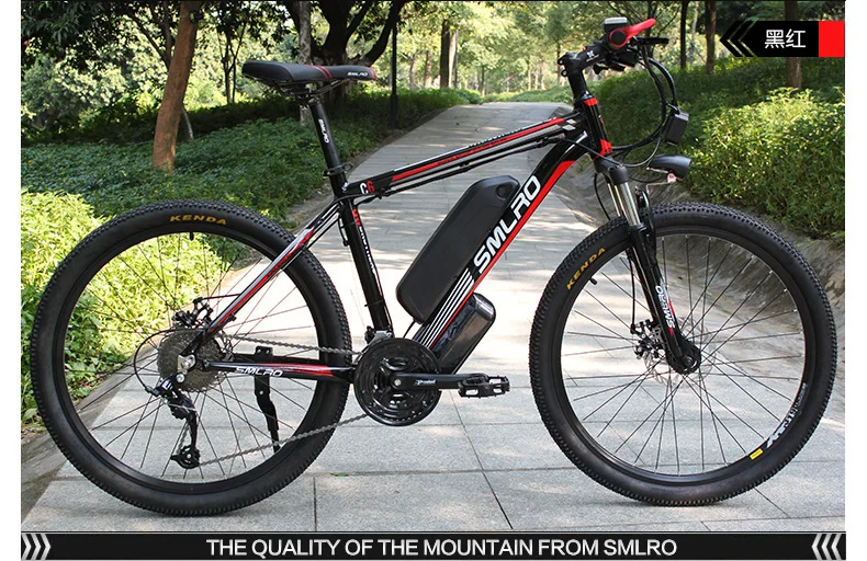 Excellent Can be customized Smlro 48v 15A 350W 26 Inch Motor-driven electric bike Bicycle Mountain Vehicle bicicleta electrica ebike 17 Excellent Can be customized Smlro 48v 15A 350W 26 Inch Motor-driven electric bike Bicycle Mountain Vehicle bicicleta electrica ebike 17
