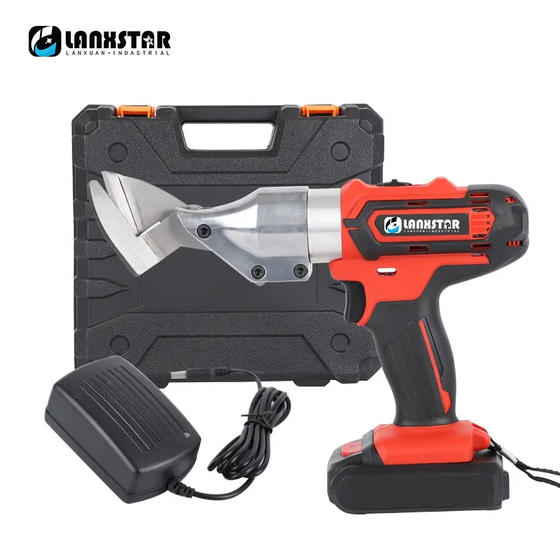 

Multi-function Lithium Battery Iron Scissors Stainless Steel Cordless Electric Metal Plate Shears Garden Pruning Scissors