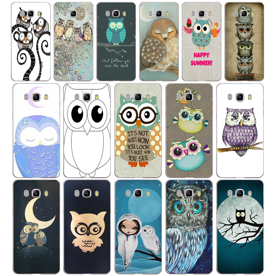 

185DD Owl Soft Transparent Case Cover for Samsung Note 3 4 8 for Galaxy a3 a5 2017 j3 j5 j7 2015 2016 2017