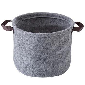 

Storage Basket Organizer Convenient Storage Solution for Office Bedroom Laundry Felt cloth laundry basket H99F