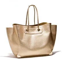 High Quality soft PU Leather casual women shoulder bags famous brand fashion designer handbag Solid Composite Bag women totes