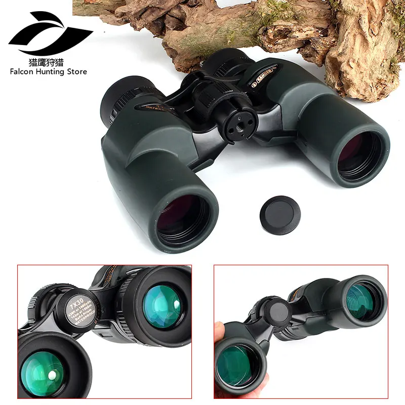 

Tactical 7X30 Hunting Binoculars BAK 4 HD Military Telescope Wide Angle Big Eyepiece Binocular Waterproof Nitrogen-filled Scope