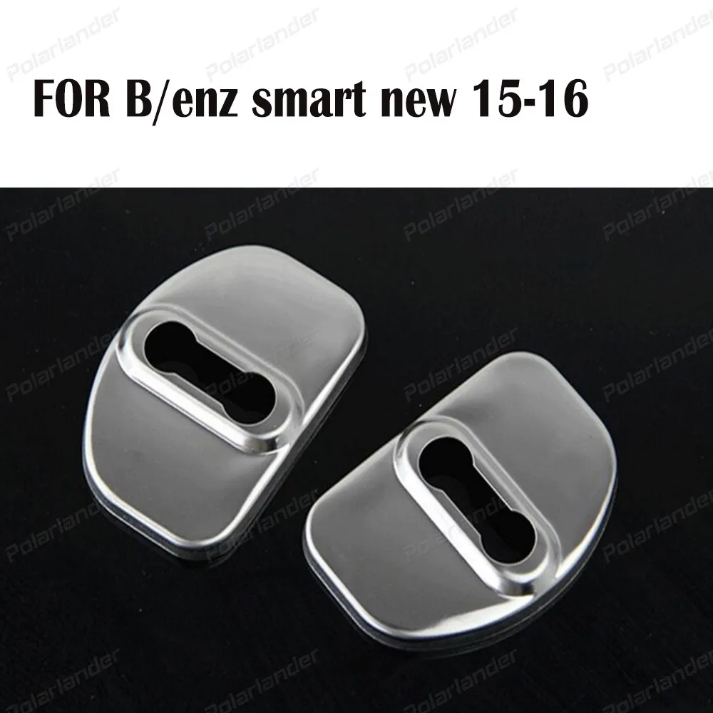 2PCS door lock cover FOR Benz smart FORFOUR 16 FORTWO 15 16 new
