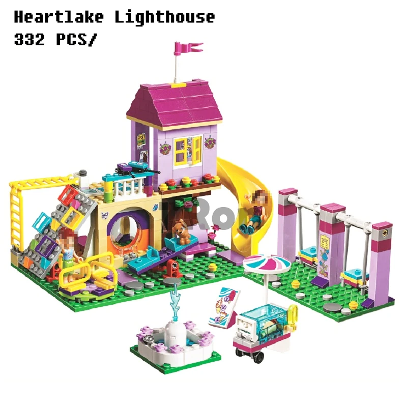 

Models building toy 01050 332pcs Friend Series Heartlake Lighthouse Building Blocks Compatible with lego 41325 toys & hobbies
