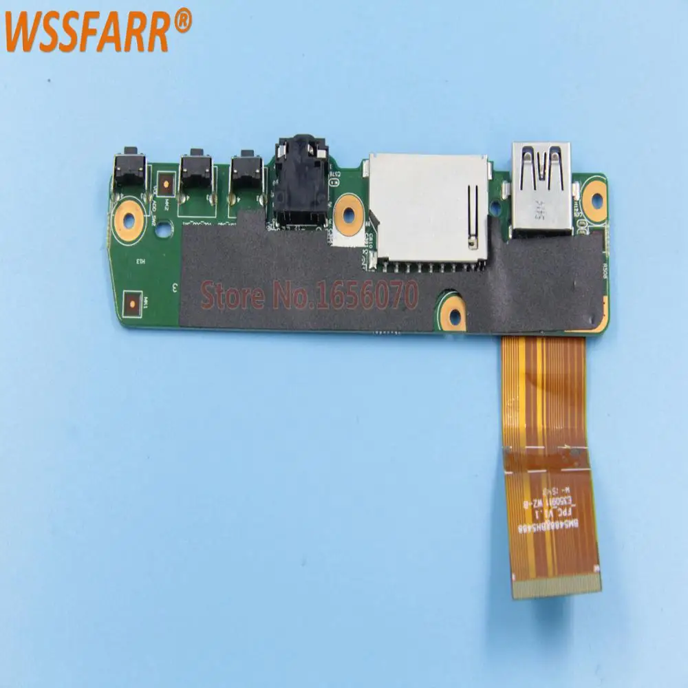 Оригинал для Flex 3-1120 FLEX 3 11 6 &quotплата аудио USB SD ноутбука с кабелем 3005-01533 100%