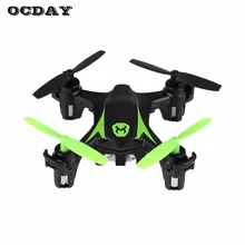 OCDAY RC Drone Model Mini Remote Control Helicopter 2.4GHz 4CH Dron One-touch Stunts Quadcopter Auto Hover Flight Assist Drones