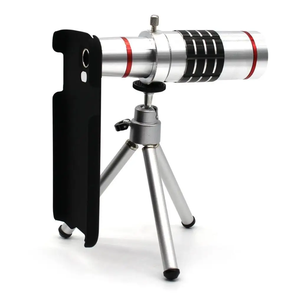 18X Optical Zoom Tripod Telescope Camera Telephoto Lente Lens+S5 Neo Cover Case For Samsung Galaxy S5 i9600/S 6 7 9 S8 Edge Plus