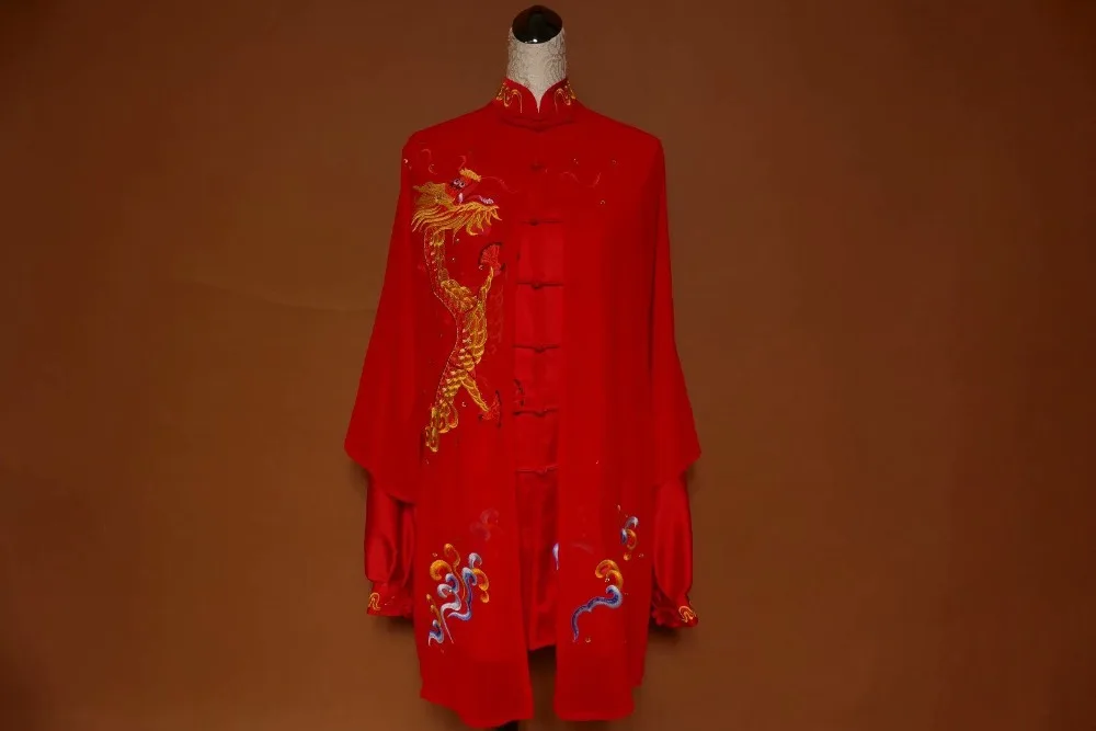 Wushu taichi одежда тайцзи changquan Униформа боевые искусства соревнования вышитые