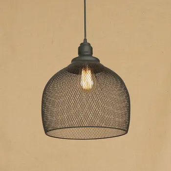 

DOXA Iron Loft Style Vintage Industrial Pendant Lights BlacK LED Hanging Lamp Bedroom Hanglamp Kitchen Pending Lighting Lamparas