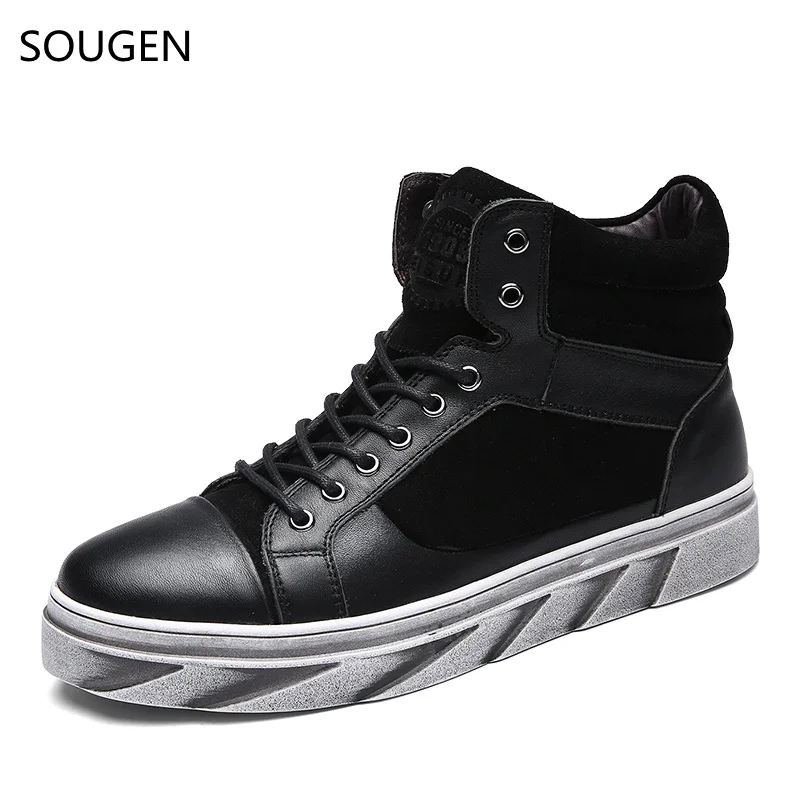 

Men Boots Winter Snow Luxury Waterproof High Ladies Casual Flats Shoes Brown Vintage Gray Australian  Spring Style velvet fur