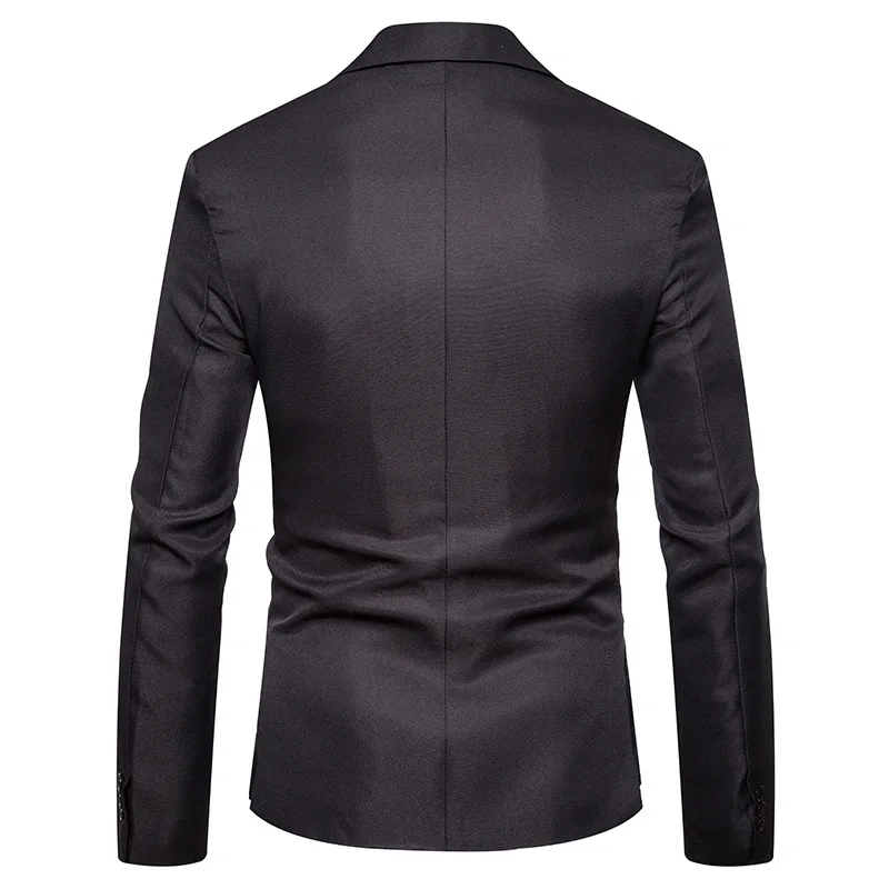 HCXY Autumn Fashion Suit Mens Casual Solid Color Blazer Slim Fit Classic Male Suits Jacket Masculino Blazers Men Size S-XXL
