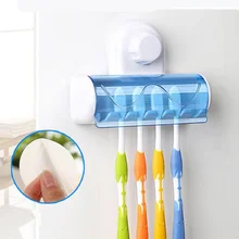 Аксессуаров для ванной комнаты ABS+ PVC присоска держатель зубной щетки комплект держатель зубной щетки Товары для ванной комнаты