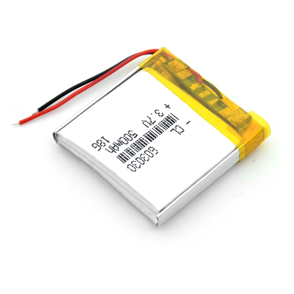  500mAh 37 V akku 603030 li polymer lithium-batterie li auf für MP3 MP4 GPS DVD recorder e-book kame