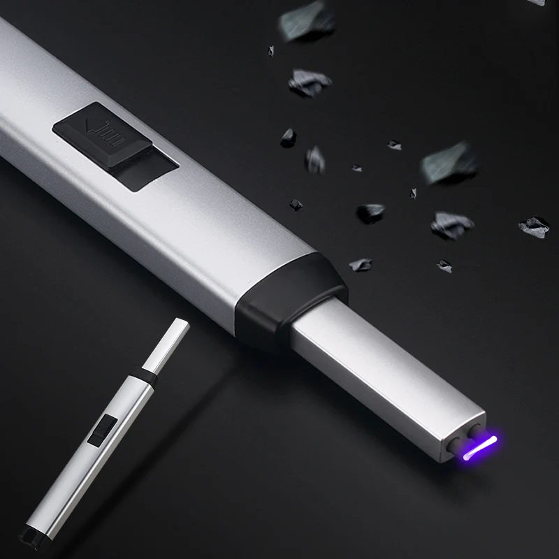 

Electric charge USB wind pulse arc ignition lighter creative kitchen gun candles and fireworks
