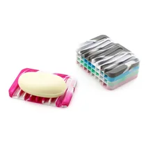 100 шт./партия, силиконовая мыльница-контейнер, мыльница, держатель для кемпинга, походов, дома, путешествий на открытом воздухе-11,5x8x1 см