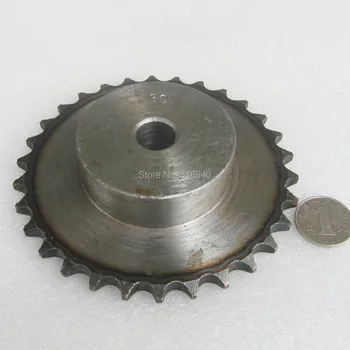 

08B 30T 30Teeth Pitch 12.7mm 1/2" Bore not larger than 18.3mm Industry Transmission Driving Single Sprockets mechanical parts
