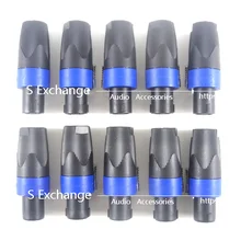 10 шт./лот использовать для Neutrik NL4FC профессиональный 4-х ядерный разъем Speakon Разъем для динамиков