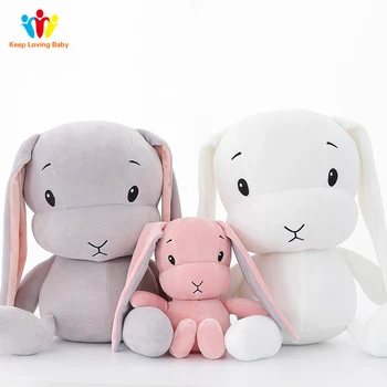

Newborns Baby Pillow Room Decoration Plush Toys Infant Kids Rabbit Baby Bedding sleep toys doll For Boy bunny baby room decor