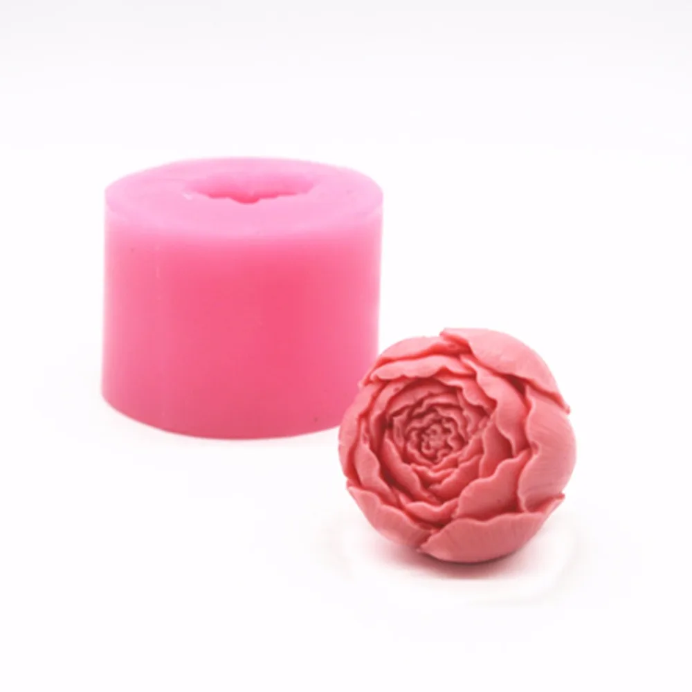 Fine Soap Making 3d Flower Cake Mold Decorating Craft Silicone Soap Mould