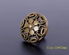 30X 15mm Antike Messing Böhmischen Blume Befestigungen Niet Leder handwerk Stud Dekorative