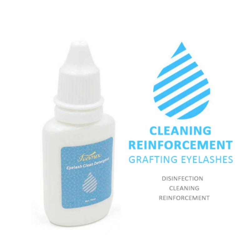 

New Eyelash Glue Remover Solution Cleaning Individual False Lashes Extension Before Cleaner Liquid Adhesive Eyelash Glue Clean