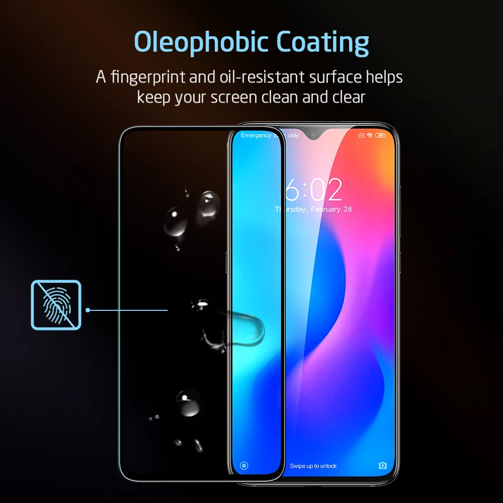 2 шт./лот ESR экран Prorector для Xiaomi Mi 9 pro закаленное стекло 3D полное покрытие телефона пленка Защитное стекло для Xiaomi Mi CC9e