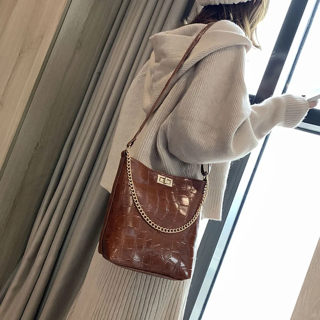 Женская сумка-мессенджер с каменным узором, сумка на плечо, универсальная сумка-мессенджер, модная сумка-мешок
