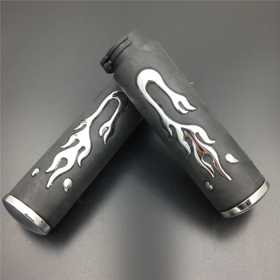 

Aftermarket free shipping motorcycle parts Flame HAND GRIPS for Yamaha Marauder Intruder 800 1400 1500 Boulevard all model