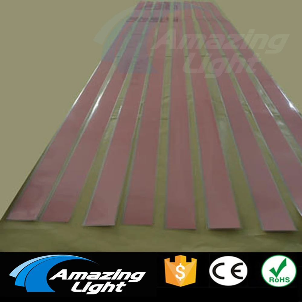 

New Arrival 3cm x 1100cm white Flexible Electroluminescent Tape EL Wire Glowing With DC12V Inverter