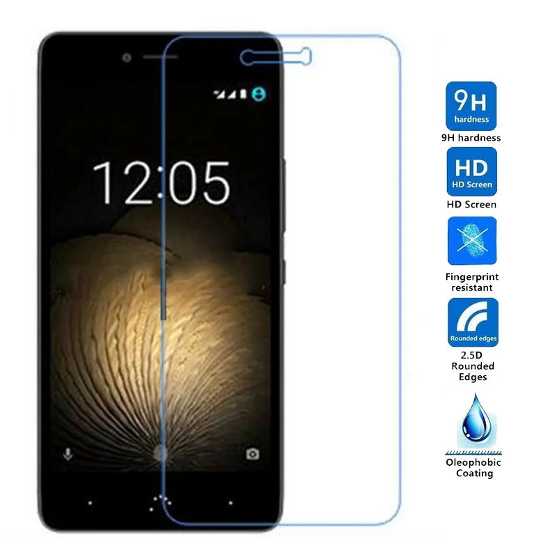 2 шт. 03 мм Защитная пленка для экрана закаленное стекло BQ Aquaris U X Pro X5 Plus X5S E6 E5 E4 E4.5 U2