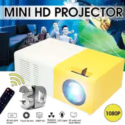 1080 P портативный проектор светодиодный TFT lcd Proyector AV USB SD карты HDMI Поддержка 23 языков домашнее видеооборудование Learn Projetor