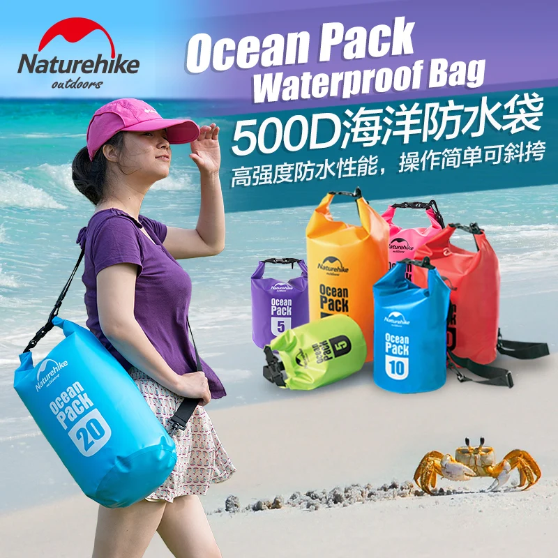 NatureHike río Trekking bolsas de gran capacidad impermeable al aire libre de bolsa seca para Rafting canotaje kayak piragüismo 5L 30L 20L NatureHike río Trekking bolsas de gran capacidad impermeable al aire libre de bolsa seca para Rafting canotaje kayak piragüismo 5L 30L 20L