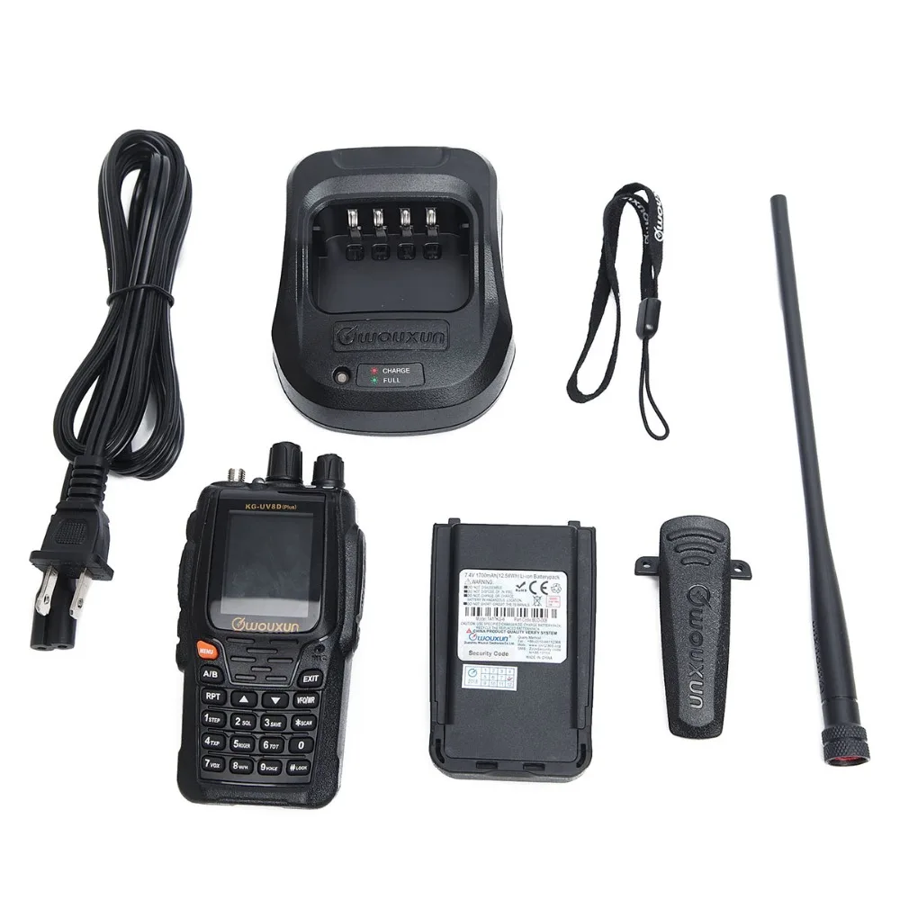 Wouxun KG-UV8D Plus перекрестный репитер VHF UHF двухдиапазонный голосовое шифрование рация