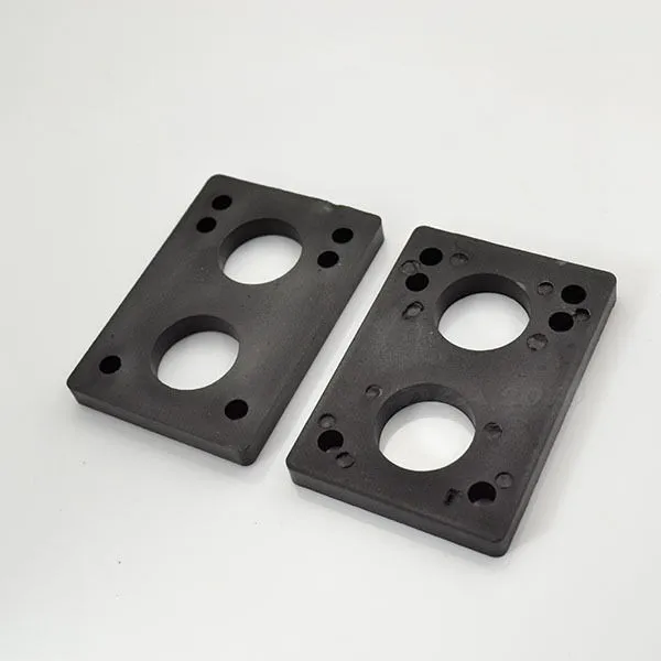 2 개/몫 8mm 스케이트 보드 Longboard 충격 방지 부품 ABS 라이저 패드