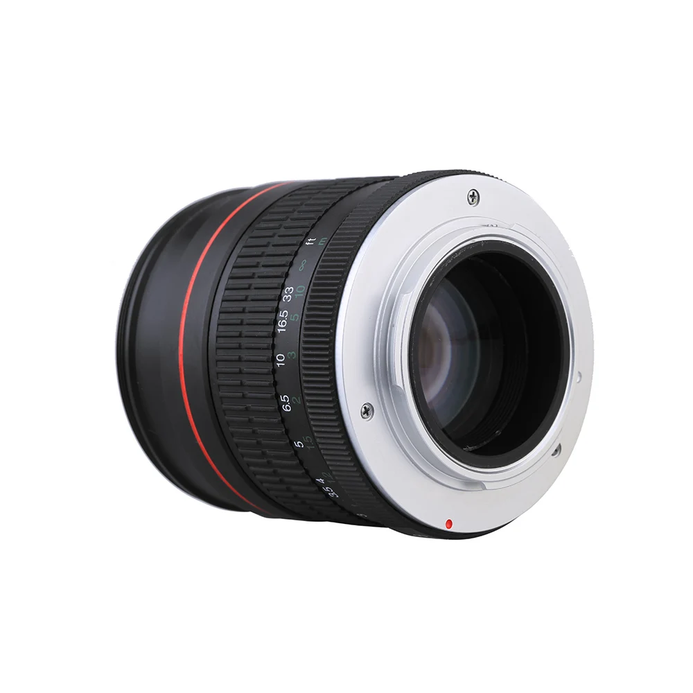 Телеобъектив 85 мм f1.8 f/1 8 для камеры canon 60d nikon d3 d4 d90 d500 d600 D800 D700 D750 D5100 D3100