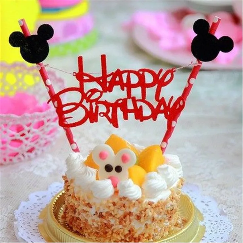 1 Set Mickey Mouse Theme Joyeux Anniversaire Gateau Gateau Topper Gateau Drapeaux Papier Fournitures De Cuisson Bebe Douche Decoration De Partie D Enfant Aliexpress 1 Set Mickey Mouse Theme Joyeux Anniversaire Gateau Gateau Topper Gateau Drapeaux Papier Fournitures De Cuisson Bebe Douche Decoration De Partie D Enfant Aliexpress