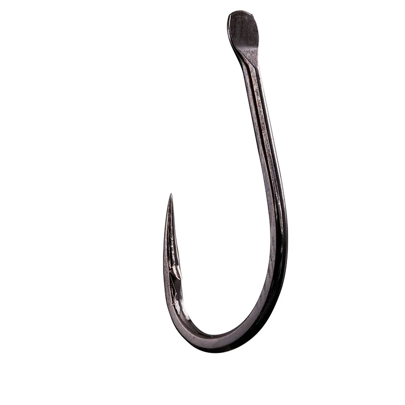 Mustad 10 упак./лот 11837# карп рыбалка крючок из высокоуглеродистой Сталь крючков с бородкой и Jigbait тунца Карп Рыбалка Япония крючок ISEAMA size1#-15