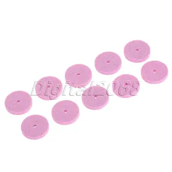 

New 10pcs Abrasive Tool Dia. 20mm Mini Red Grinding Wheel Polishing Mounted Stone For Bench Grinder Dremel Rotary Tool Accessory