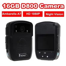 Бесплатная доставка! HD 1080 P ИК Ночного Видения Полиции Camera POV Человека Посмотреть Тело Носить Камера 16 ГБ DVR