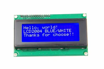 New 20x4 Character LCD Module 2004 Character LCD Display 5V Serial IIC/I2C/TWI For Arduino UNO R3 MEGA2560 Nano open smart 0 96 inch i2c interface blue color oled display breakout module 128 64 for arduino uno r3 mega2560 leonardo