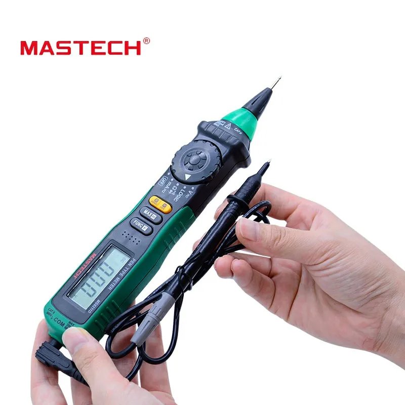 

Mastech MS8211DS Digital Multimeter Pen Type Auto Range LCD Display DMM Voltage Tester Meter Logic Level Test Diagnostic-tool