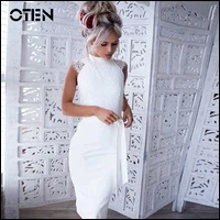 OTEN-white-bodycon-dress-Women-Summer-Sleeveless-Lace-chic-Elegant-lady-Sheath-Knee-Length-midi-Club