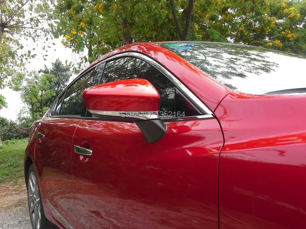 Отделка для автомобильного зеркала заднего вида Mazda 6 atenza 2014 2015 ABS chrome 2 шт./лот