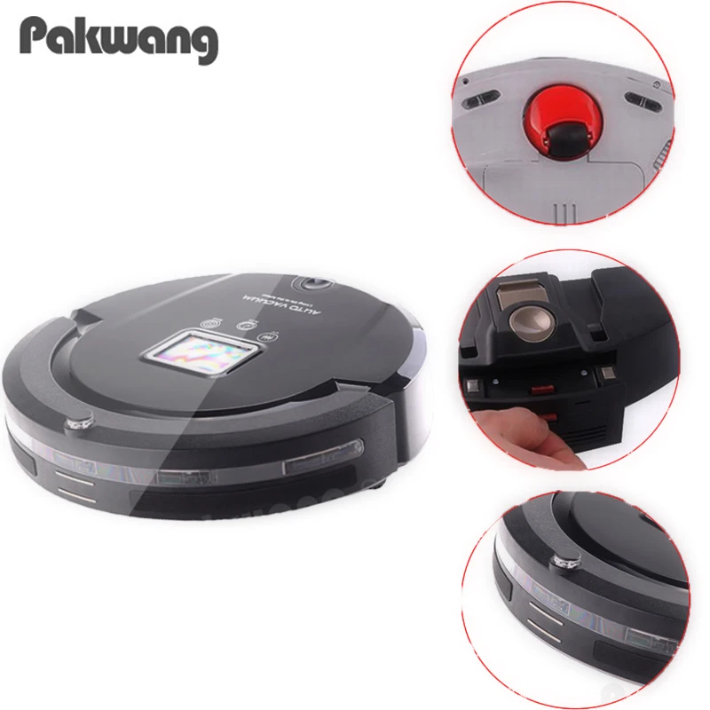 

2018 New Arrival Top Grade Auto Robot Vacuum Cleaner With Ultrasonic Wall ,Remote Controller , Schedule,Cleaners Vacuum Robot