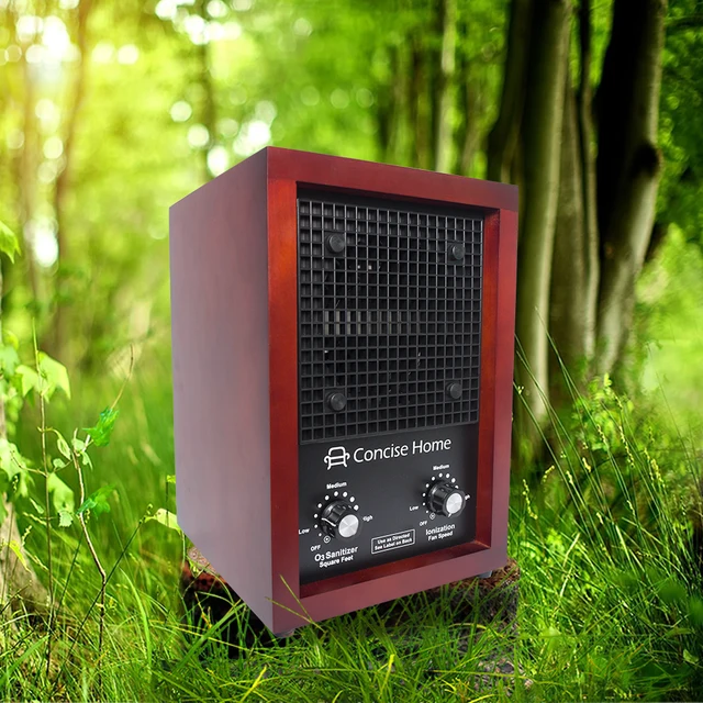 Concise Home Ozone Generator Air Purifier Ionizer Deodorizer with 2